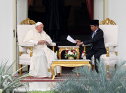 Pertemuan Bilateral Paus Fransikus dengan Presiden Jokowi di Istana Merdeka Jakarta