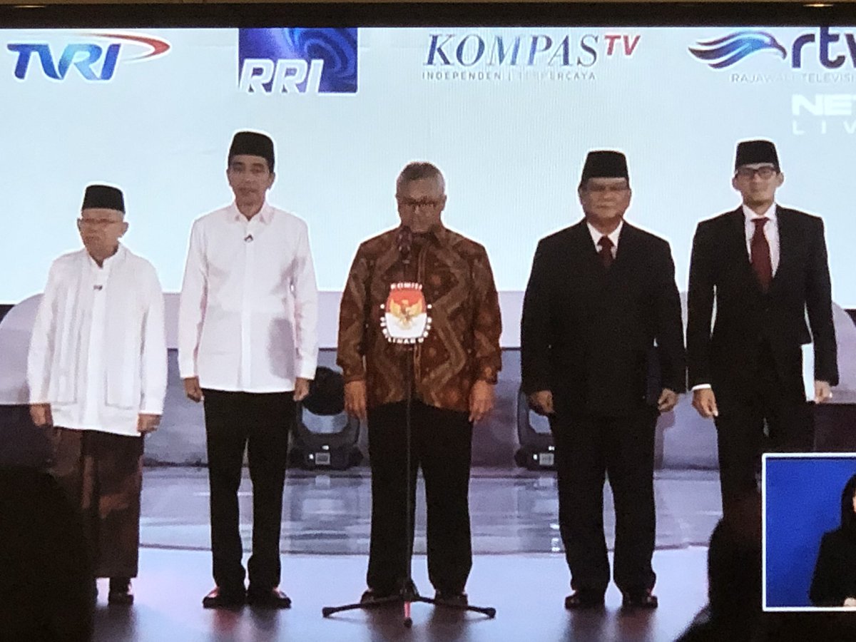 Pasangan Capres-Cawapres Pilpres 2019