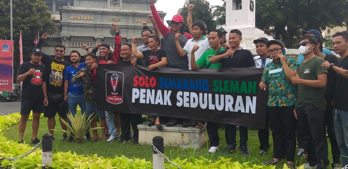 Piala Presiden 2022, Tiga Suporter Klub Sepakati Komitmen Jaga Perdamaian