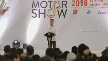 Presiden Joko Widodo Buka Pagelaran IIMS 2018