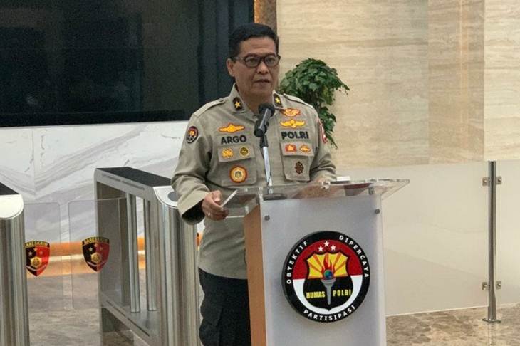 Kepala Biro Penerangan Masyarakat Polri Brigjen Raden Prabowo Argo Yuwono. (ANTARA/ HO-Polri)