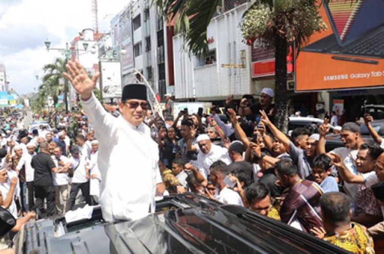 Menyimak Sumpah Prabowo saat Hadiri Silaturahim Akbar di Medan