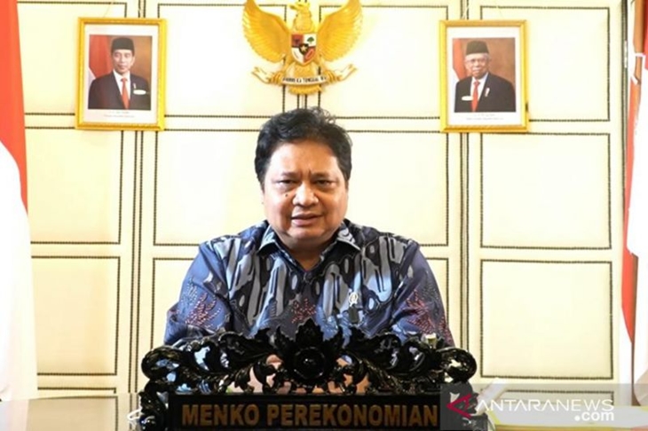 Menteri Koordinator Bidang Perekonomian Airlangga Hartarto. ANTARA/HO-Kemenko Perekonomian