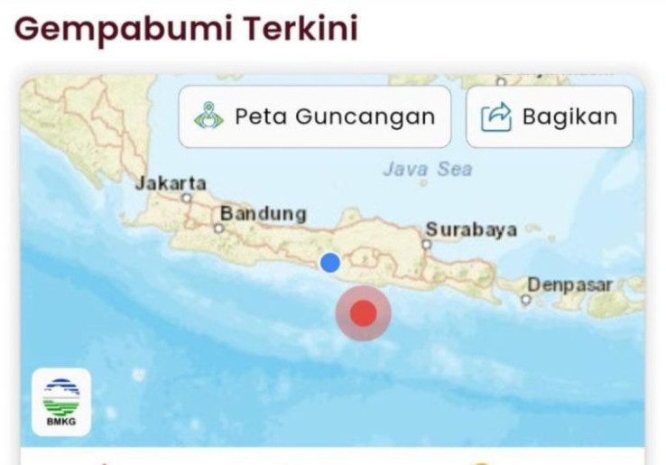 Gempa M 6,4 Guncang Pacitan, Warga Panik Berhamburan Keluar Rumah