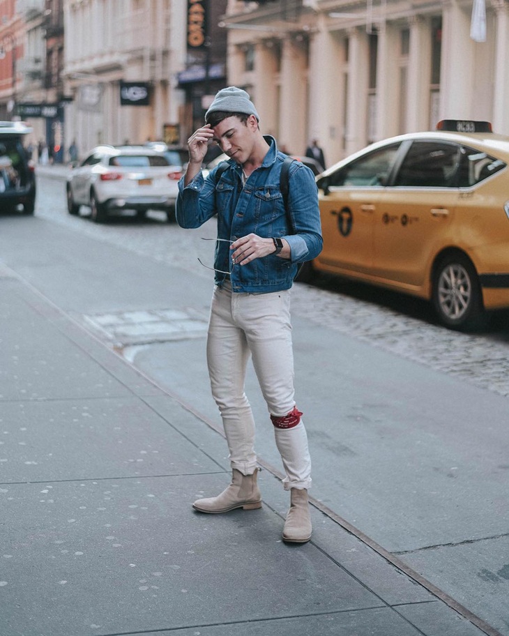 Jaket jeans. (Foto: instagram.com/justinliv)