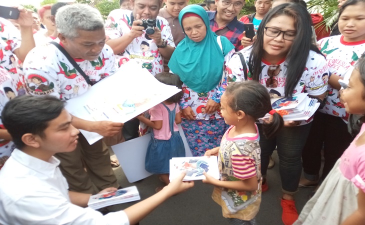 Gibran Rakabuming blusukan sehari bisa tiga lokasi bahkan lebih