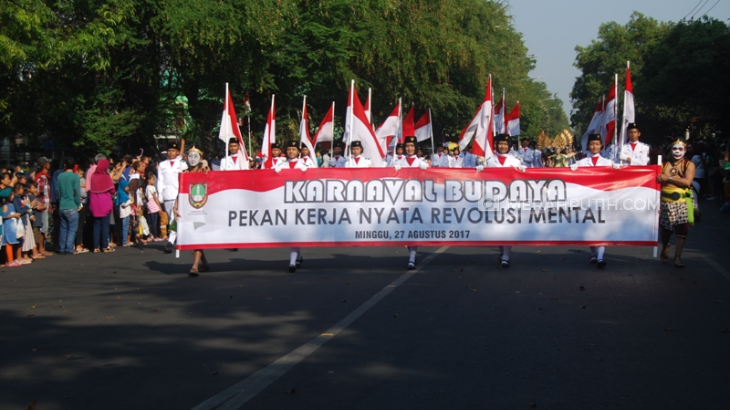 Kirab Budaya Tutup Jambore Nasional Revolusi Mental