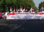 Kirab Budaya Tutup Jambore Nasional Revolusi Mental