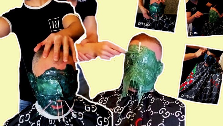 Tren Tuangkan Wax panas di TikTok, Berbahaya