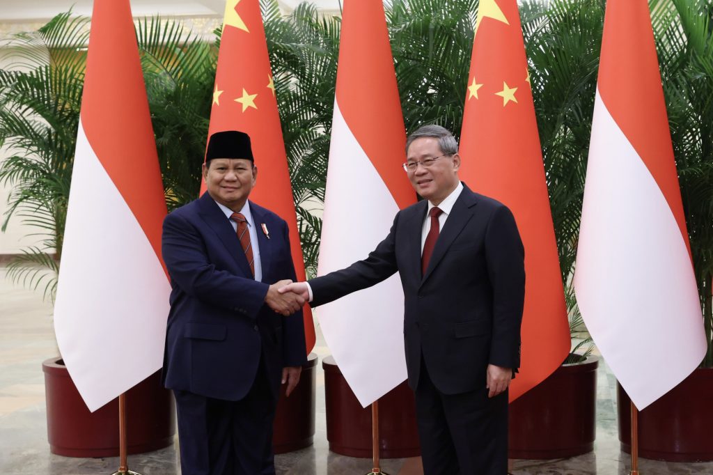 PM Li dan Prabowo Sepakati Cetak Biru Perluasan Hubungan China-RI
