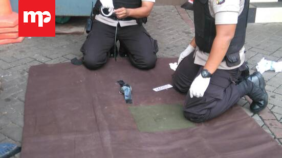 Granat Aktif Ditemukan di Depan Pos Polisi