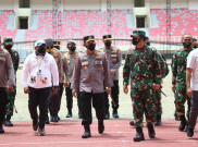 Pastikan PON Papua Layak Digelar, Kapolri-Panglima TNI Sidak ke Stadion Lukas Enembe