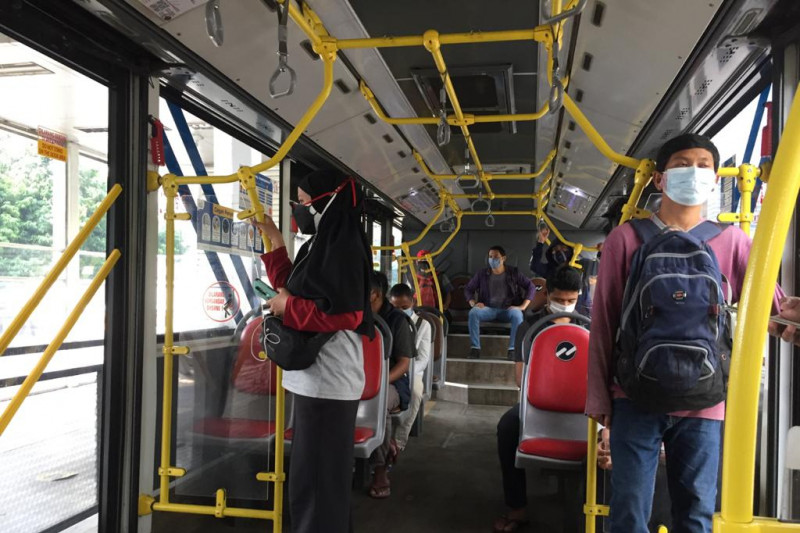 TransJakarta. (Foto: Antara)