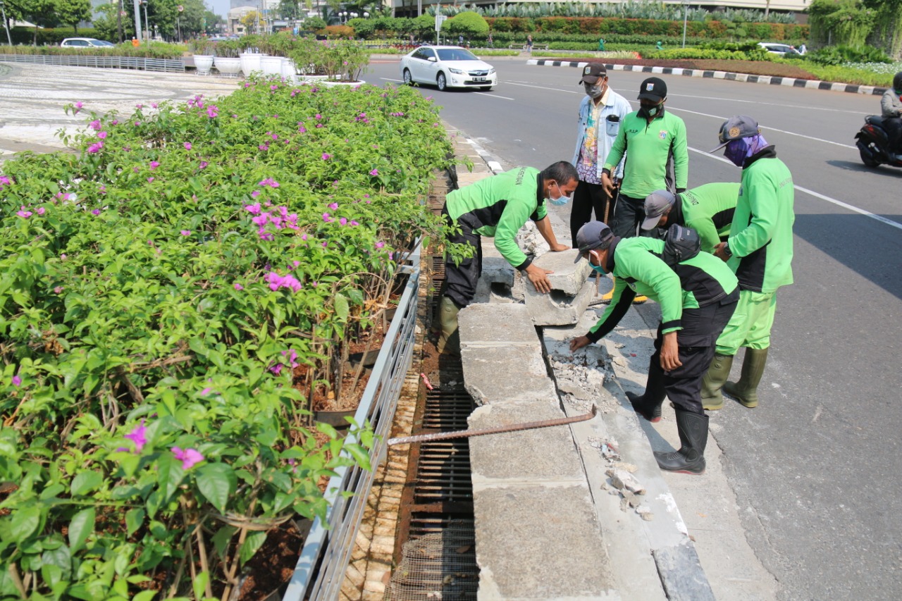 Gegara Hal Ini, Pemprov DKI Rombak Kolam Bundaran HI