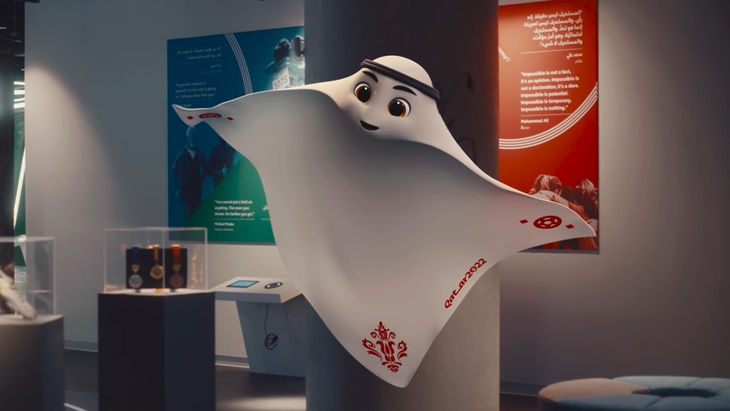 Mirip Hantu Casper, La'eeb Jadi Maskot Piala Dunia 2022