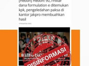 [HOAKS atau FAKTA]: KPK Temukan Uang Rp 90 Miliar di Kantor JakPro Terkait Formula E
