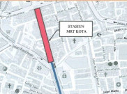Ada Pengerjaan MRT Fase 2, Jalan Glodok hingga Kota Tua Dilakukan Rekayasa Lalin