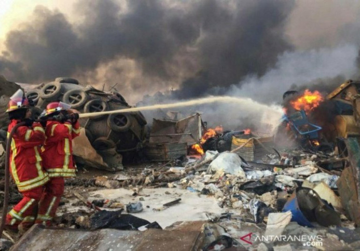 Satgas Kontingen Garuda Bantu Evakuasi Korban Ledakan di Beirut