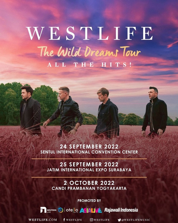 Tiket Konser Westlife Resmi Dijual, Cek Harganya