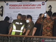 Polisi Segel Shamrock Kitchen & Bar karena Diduga Langgar PPKM