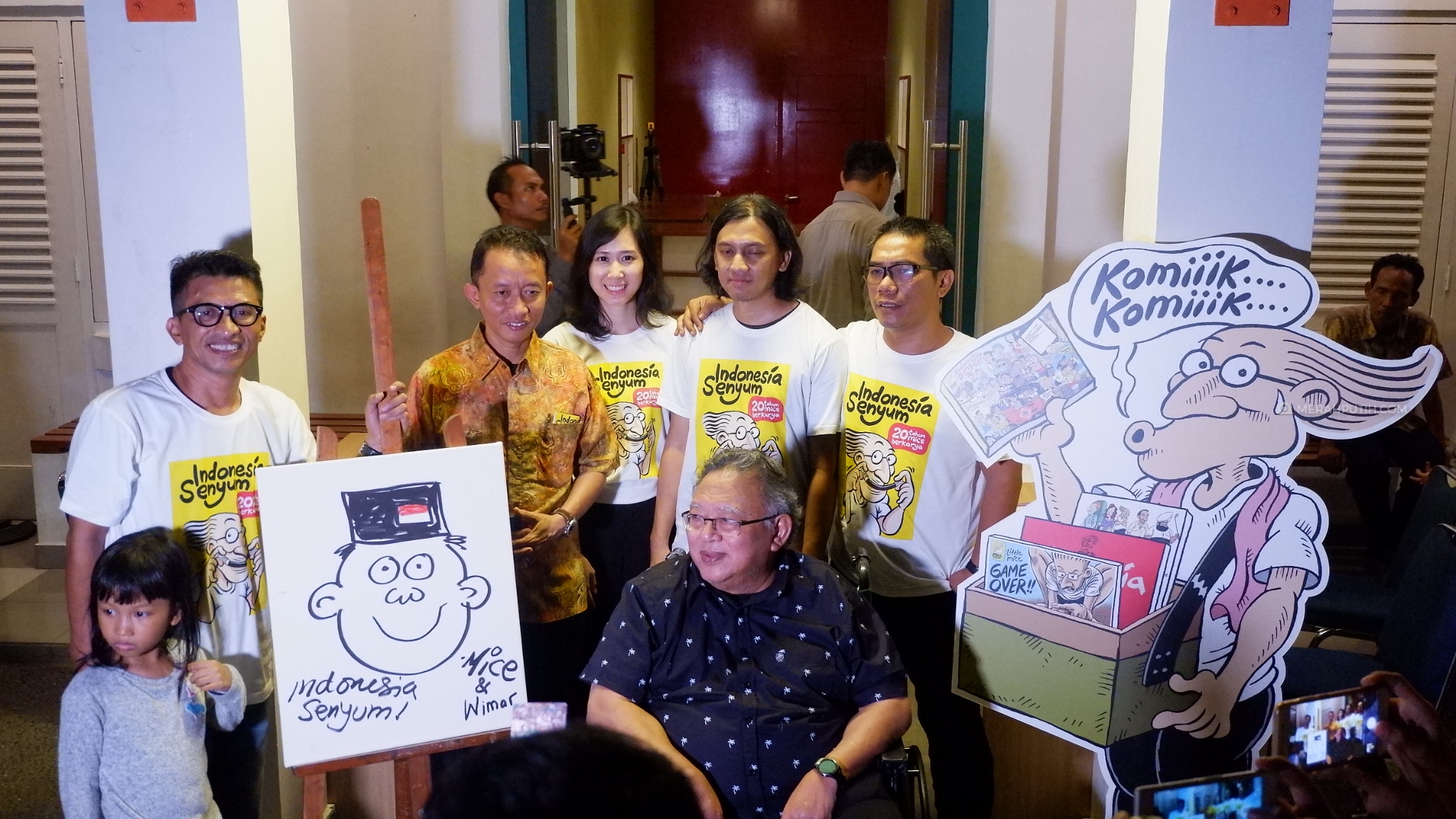 Mengulik Dunia Kreatif Mice Kartun Melalui Pameran Indonesia Tersenyum