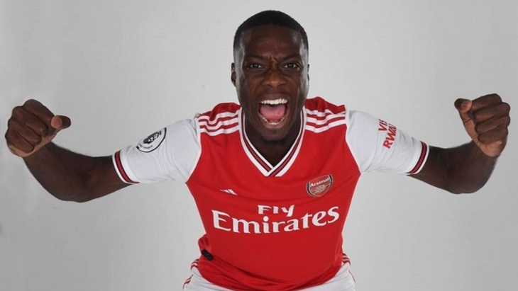Resmi, Nicolas Pepe Jadi Pemain Termahal Arsenal