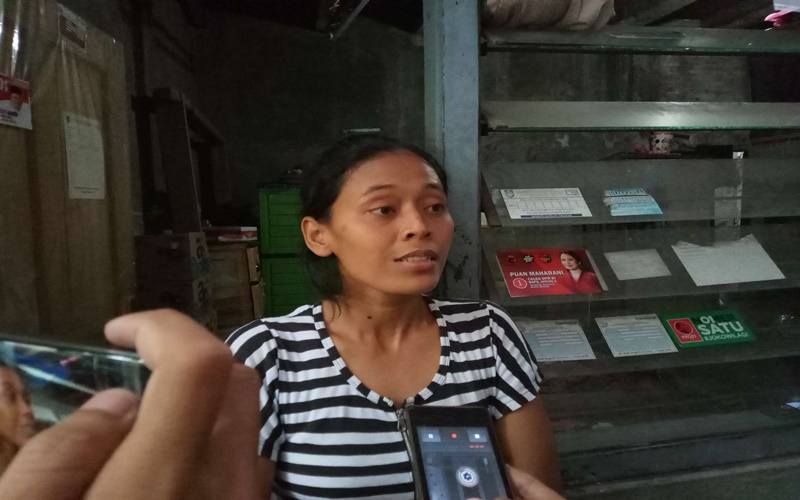Hartini Istri petugas KPPS di Solo yang meninggal dunia
