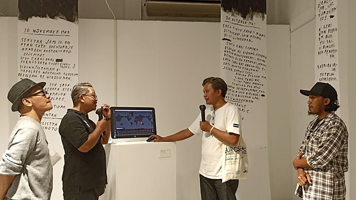 Karya Seni 'Faith in Speculations' Bercerita Sejarah Kelam Indonesia