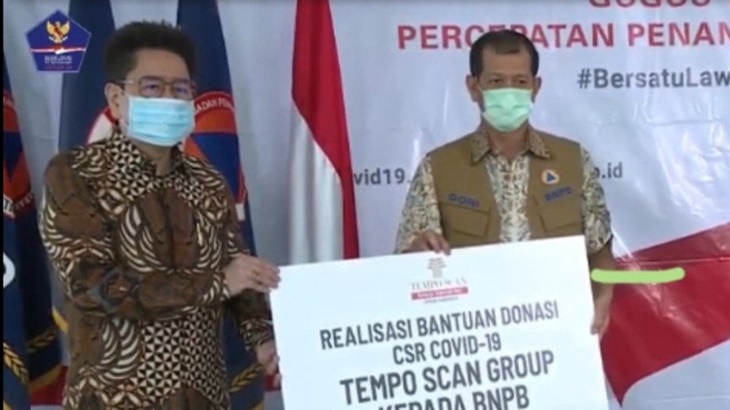 LBM Eijkman Dapat Sumbangan Dana Penanganan COVID-19 Rp10 Miliar