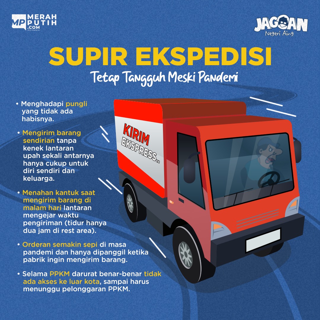Supir Ekspedisi : Tetap Tangguh Meski Pandemi