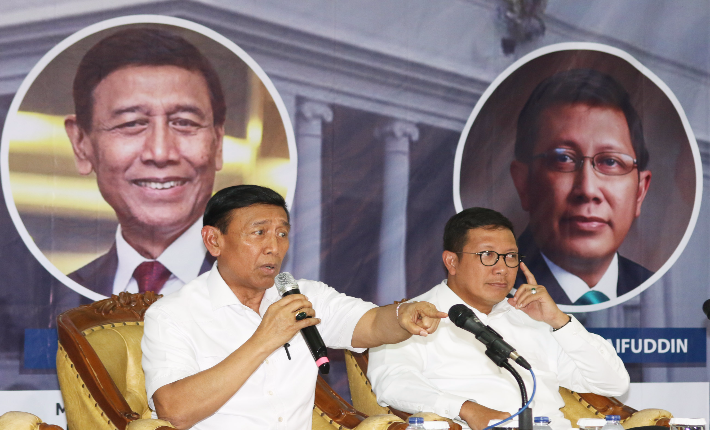 Wiranto Pastikan Sindikat Saracen akan Dikejar dan Ditindak Tegas 