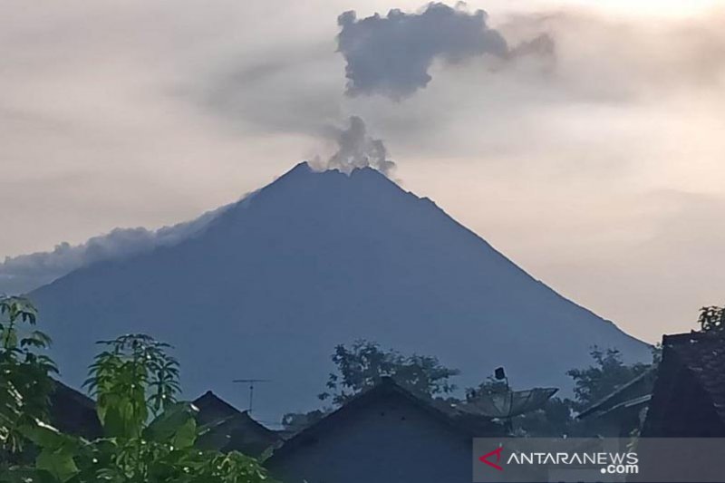 Gunung Merapi Erupsi, Warga Magelang Tetap Pergi ke Ladang