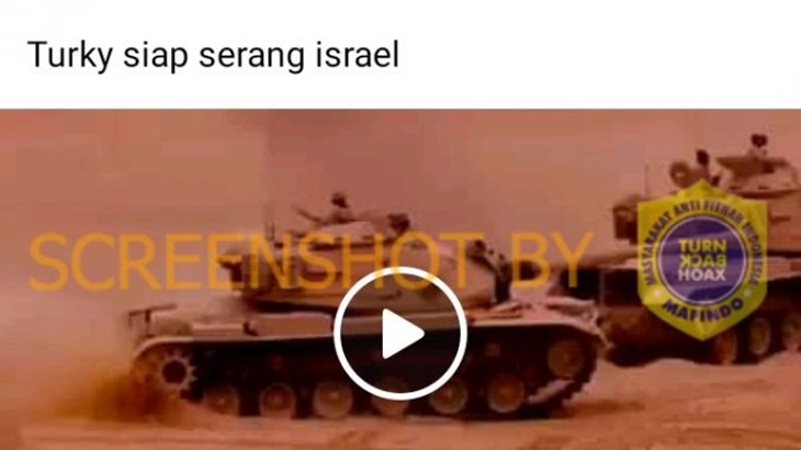 [HOAKS atau FAKTA]: Turki Siap Serang Israel