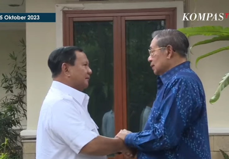 Datang ke Cikeas Sebelum Daftar, AHY Pastikan SBY Ikut Menangkan Prabowo