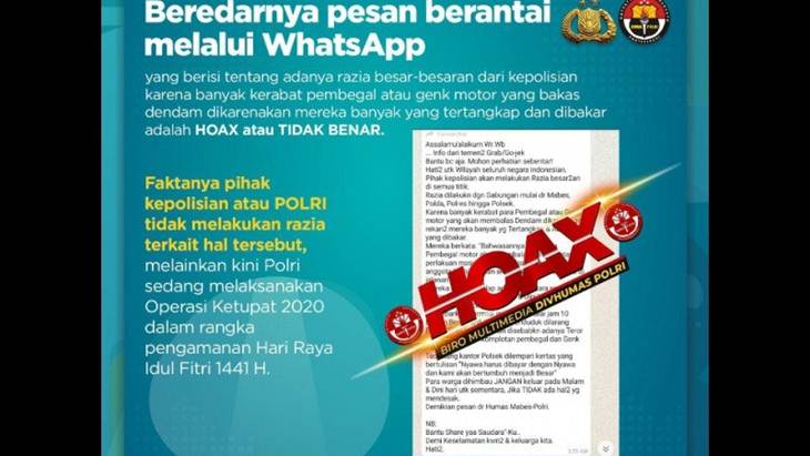 Nyaris 100 Hoaks Corona Bertebaran di Medsos, Pelaku Ngaku Tak Suka dengan Pemerintah