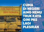 Cuma di Negeri Aing Nemu Truk Kaya Gini Pas Lagi Pelesiran