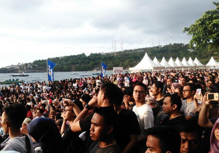 Syahdu! Penampilan Andien Berteman Sunset di Mandiri Senggigi Jazz 2018