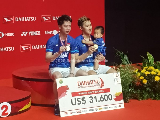 Marcus/Kevin Pertahankan Gelar Indonesia Masters 2020