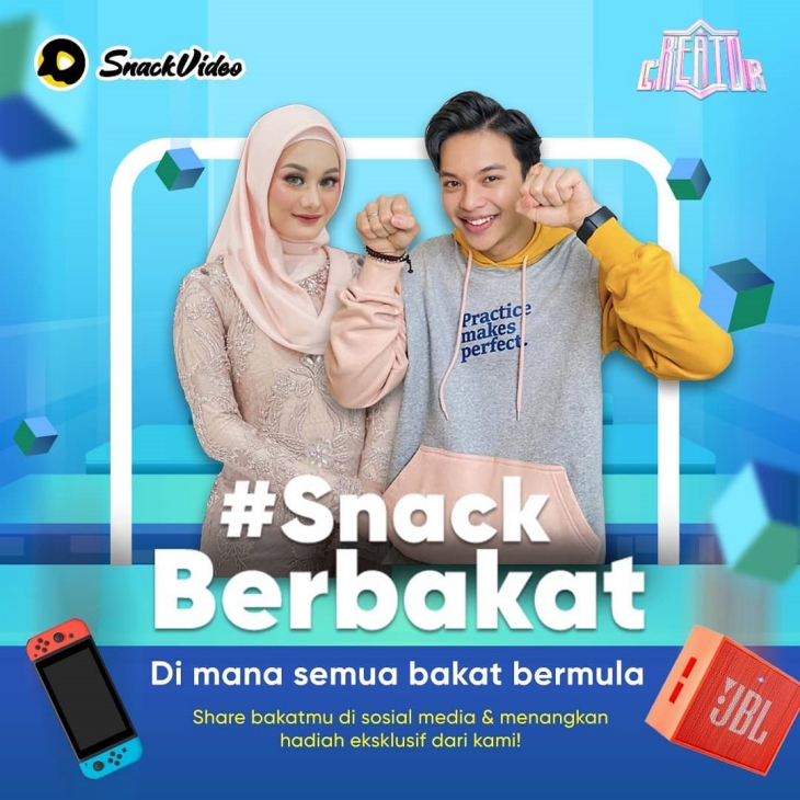 Program ini diharapkan bisa membuat konten kreator tertarik. (Foto: instagram/@snack_video_indonesia)