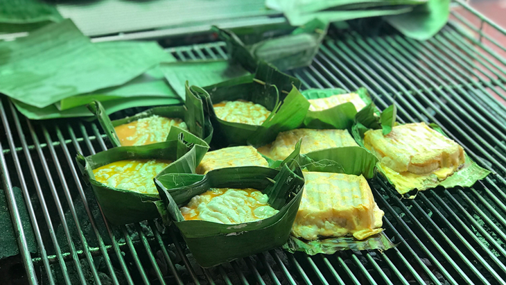 Pempek lenggang khas Palembang. (Instagram @jefri.huang)