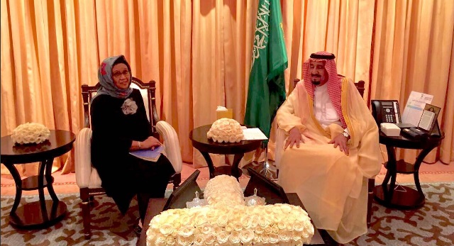 Menlu Temui Raja Salman Sebelum Meninggalkan Bali