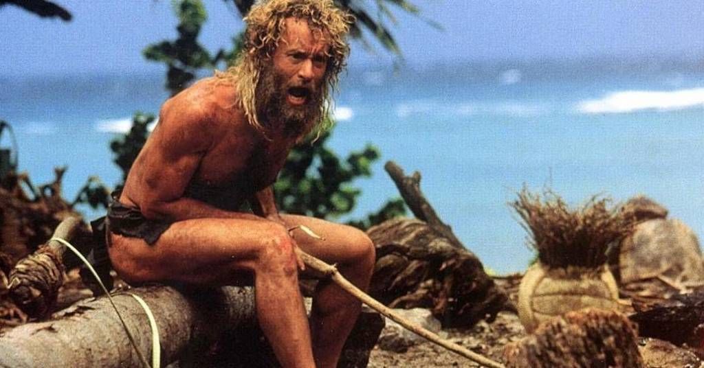 Tom Hanks di film Cast away