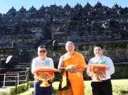 Efendi Hansen Dukung Pelaksanaan Pabbajja Samanera Sementara MBMI Borobudur Meditation 2022