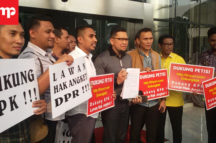 GMPG Serahkan Petisi Menolak Hak Angket KPK