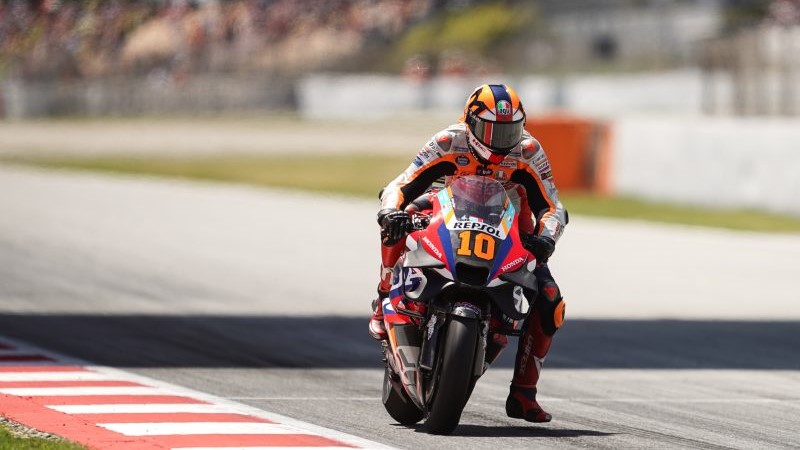  Luca Marini belum berhasil mencetak satu poin pun. (Foto: MotoGP)