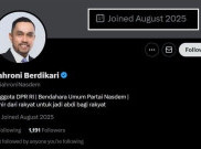 Akun X ‘Sahroni Berdikari’ Palsu, Partai NasDem Siap Ambil Langkah Hukum
