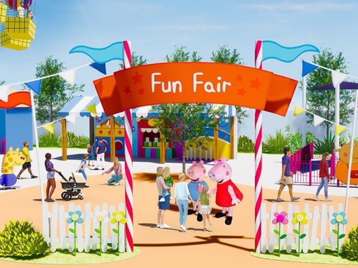 Rancangan Peppa Pig Theme Park di Florida (Foto: cnn.com)
