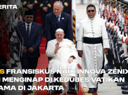 Paus Fransiskus Naik Innova Zenix dan Menginap di Kedubes Vatikan selama di Jakarta