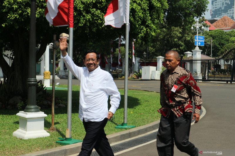 Datang ke Istana, Mahfud MD: Saya Tidak Tahu Jadi Menteri Apa