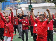 Di Sekolah Partai PDIP, Ganjar dan Gibran Digembleng Senam Sicita